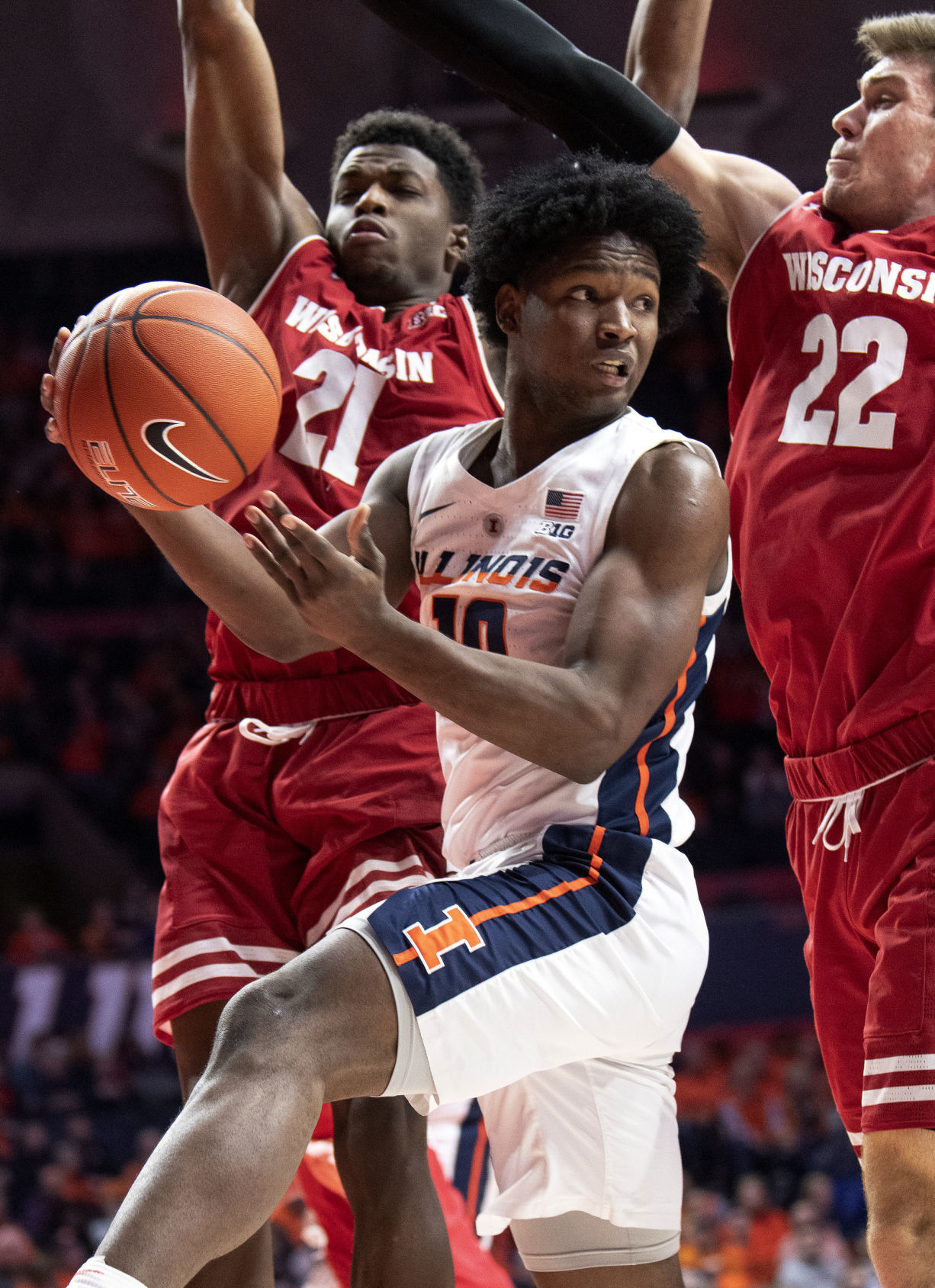 Badgers 72, Fighting Illini 60